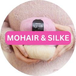 Mohair og silke