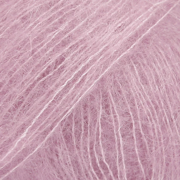 DROPS Kid-Silk 04 Gammelrosa (lilla skær)