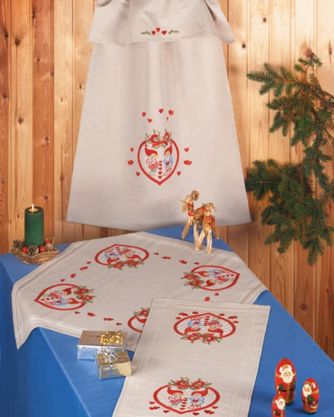 Broderikit Nisse i hjerte