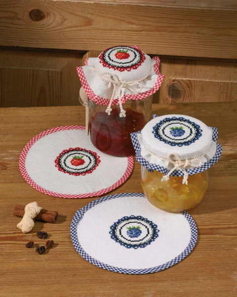 Broderikit Brombær 2 pk 16 cm Ø