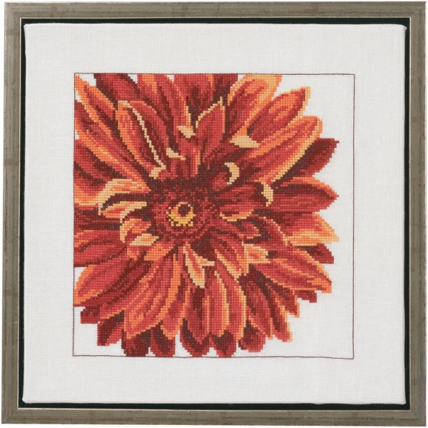 Broderikit Dahlia 30 x 30 cm