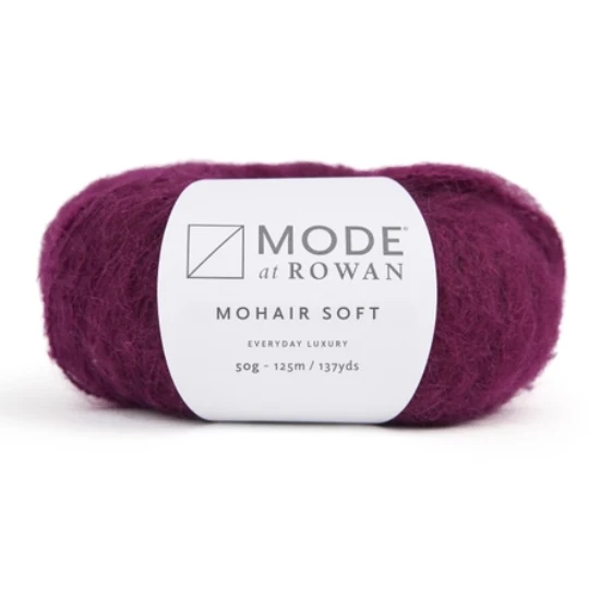 Mode at Rowan Mohair Soft 10208 Wine