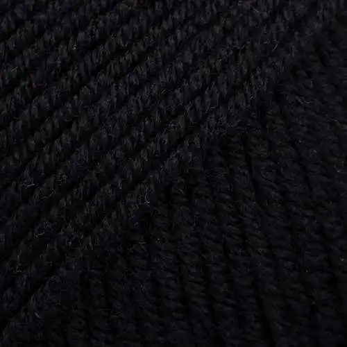 Merino Extra Fine 02 Sort (Uni Colour)