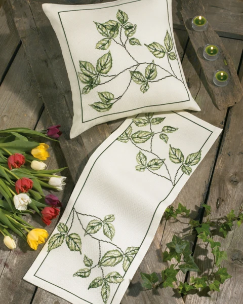 Broderikit Kvist løber 39 x 39 cm