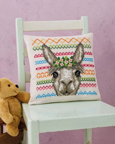 Broderikit Alpaka 30 x 30 cm