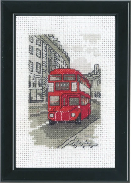 Broderikit London 10 x 15 cm