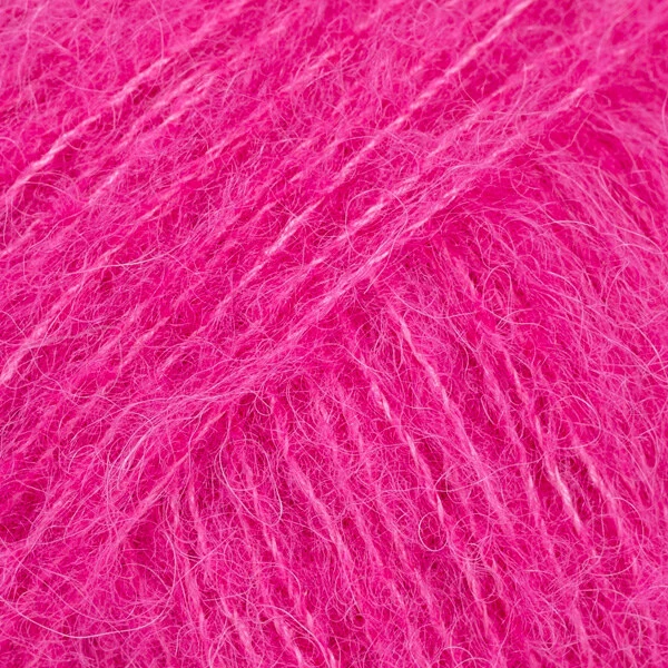 DROPS Brushed Alpaca Silk 18 Cerise (Uni Colour)