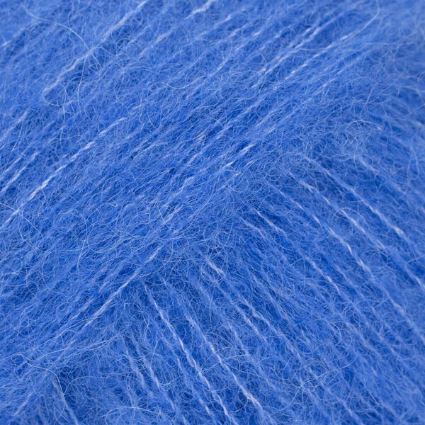 DROPS Brushed Alpaca Silk 26 Koboltblå (Uni Colour)