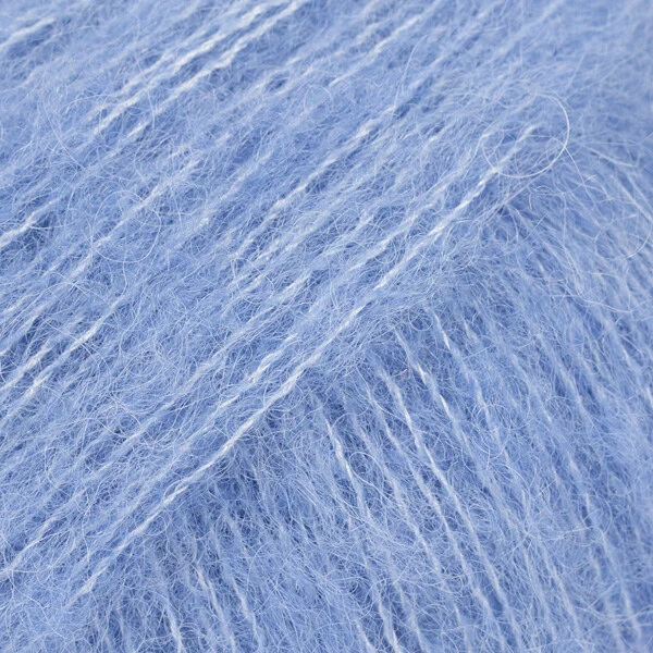 DROPS Brushed Alpaca Silk 28 Stillehavsblå (Uni Colour)