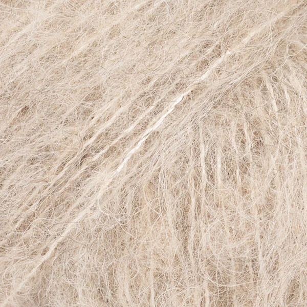 DROPS Brushed Alpaca Silk 04 Lys beige (Uni Colour)