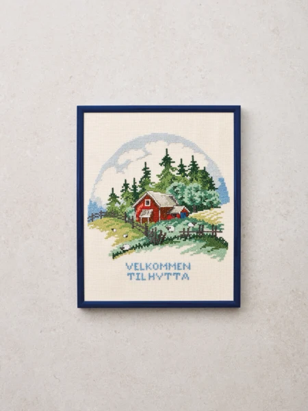 Broderikit Hytte R5791 20 x 25 cm