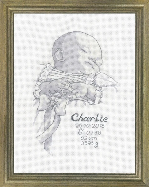 Broderikit Dåbsminde R5322 25 x 33 cm