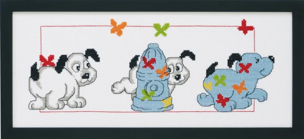 Broderikit Hund R5496 36 x 15 cm