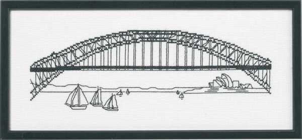 Broderikit Harbour Bridge 5496 36 x 15 cm