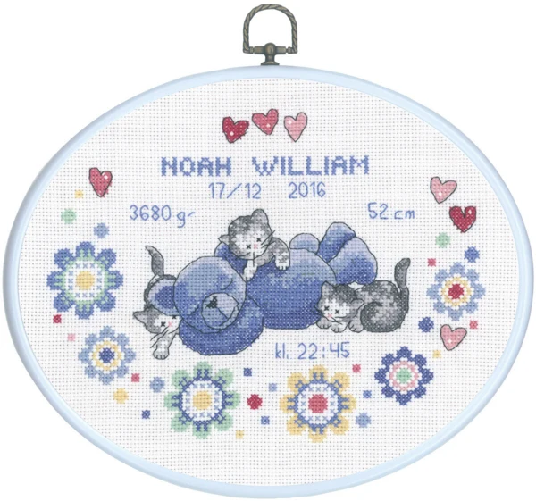 Broderikit Noah William M5958/03 20 x 26 cm