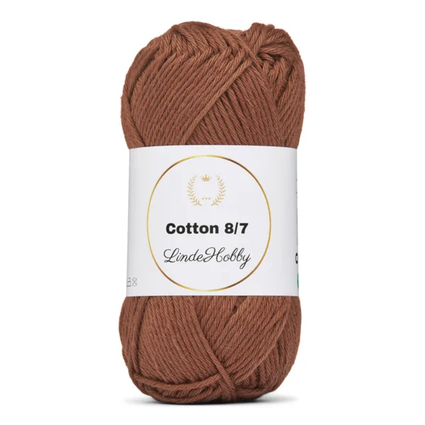 LindeHobby Cotton 8/7 107 Marrone