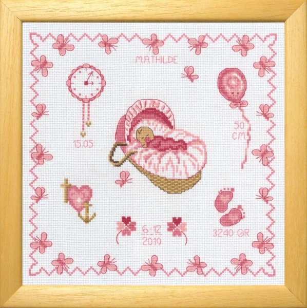 Broderikit Mathilde R5583/00 22x22 cm