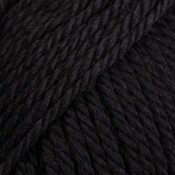 DROPS Alaska 06 Sort (Uni Colour)