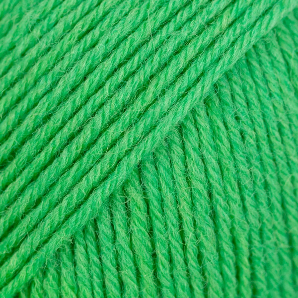 DROPS Fabel Uni Colour 118 Papegøje grøn