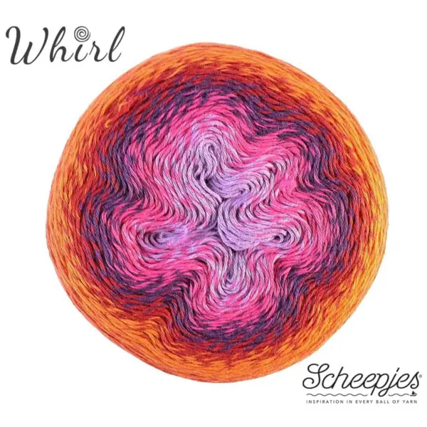 Scheepjes Whirl 764 Red Velvet Sunrise