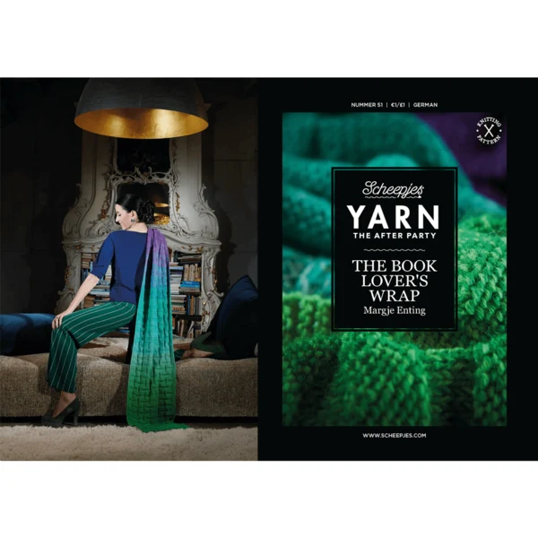 Opskrift: The After Party No.51 English - The Book Lover's Wrap - kan kun købes sammen med 1 ngl Whirl