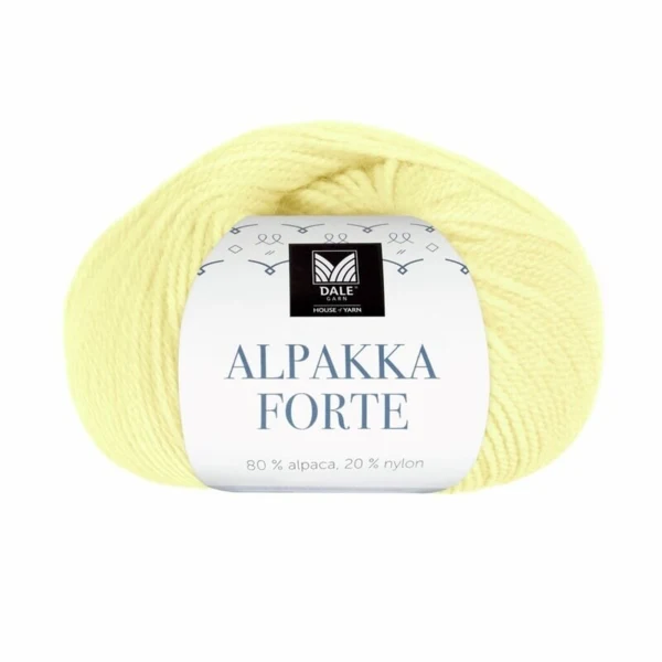 Dale Alpakka Forte 747 Lys gul