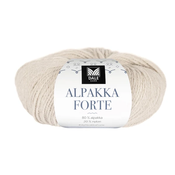 Dale Alpakka Forte 701 Latte beige meleret