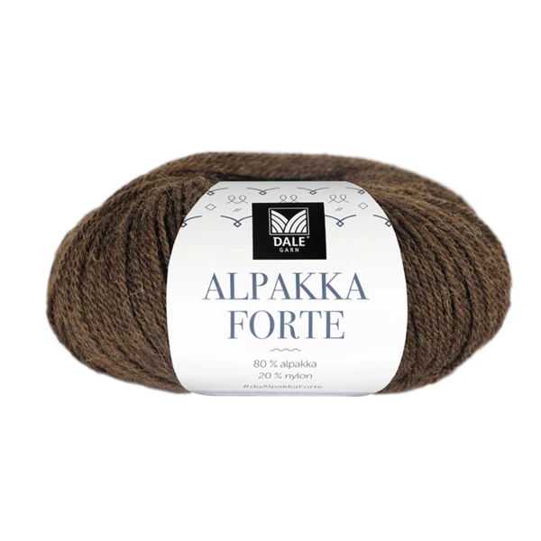 Dale Alpakka Forte 709 Varm brun meleret