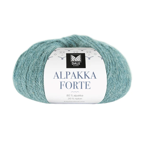 Dale Alpakka Forte 713 Lys søgrøn meleret