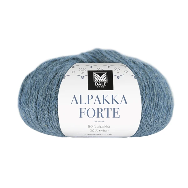 Dale Alpakka Forte 714 Lys denim meleret
