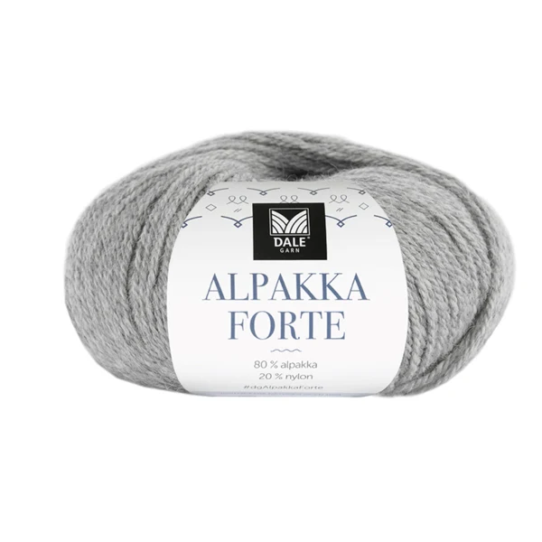 Dale Alpakka Forte 715 Grå meleret