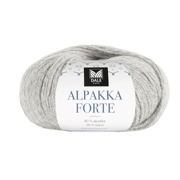 Dale Alpakka Forte 716 Lys grå meleret