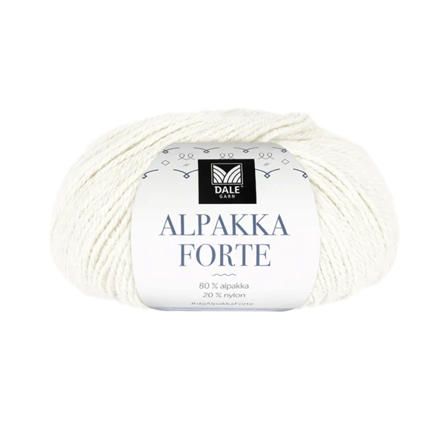 Dale Alpakka Forte 717 Hvid