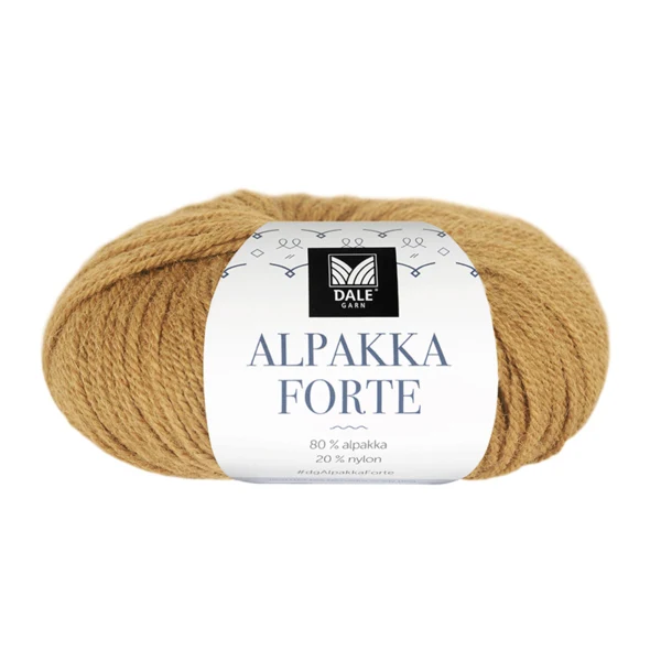 Dale Alpakka Forte 718 Majsgul meleret