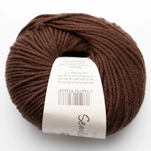 BC Garn Semilla GROSSO 019 Mørkebrun GOTS