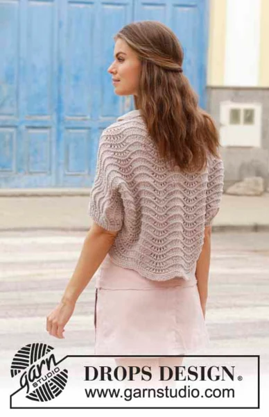 188-32 Billowing Rose by DROPS Design