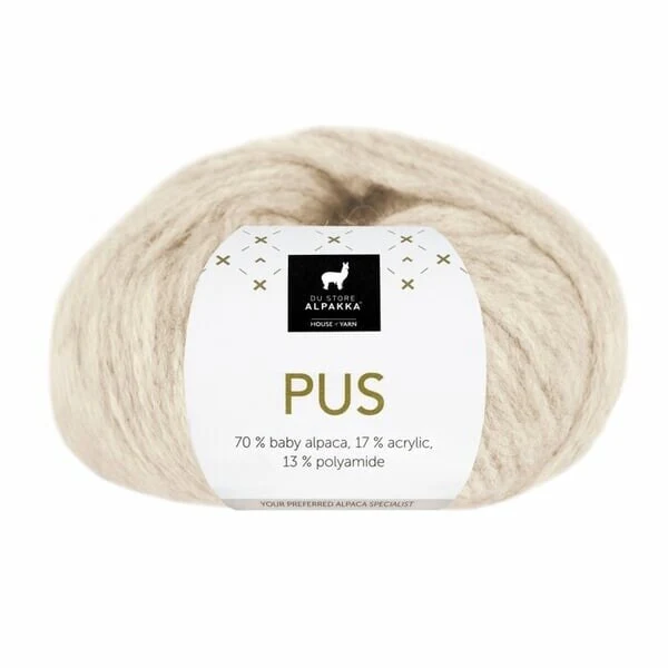 Du Store Alpakka Pus 4064 Lys beige meleret