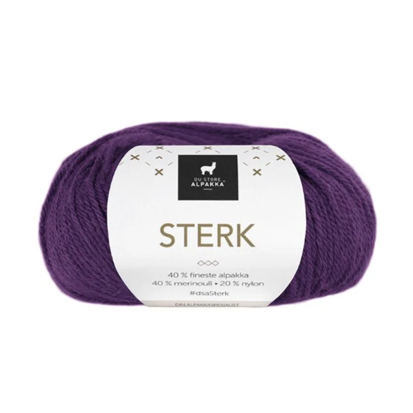 Du Store Alpakka STERK 817 Lilla