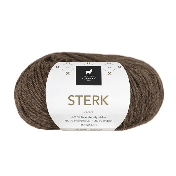 Du Store Alpakka STERK 824 Mellembrun