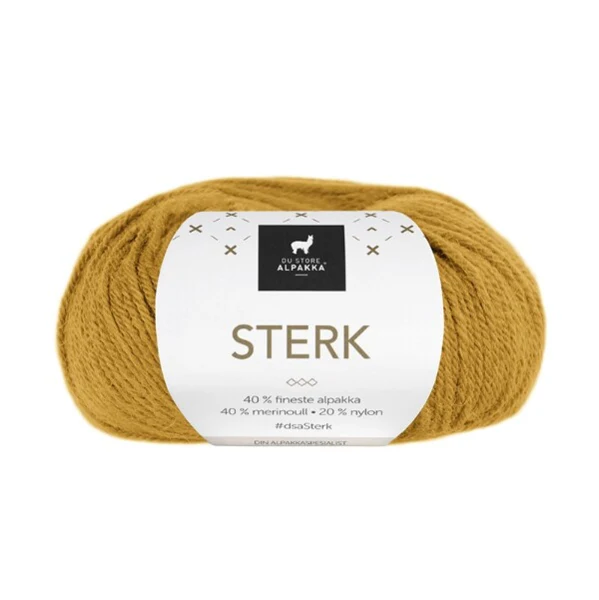 Du Store Alpakka STERK 835 Guldgul
