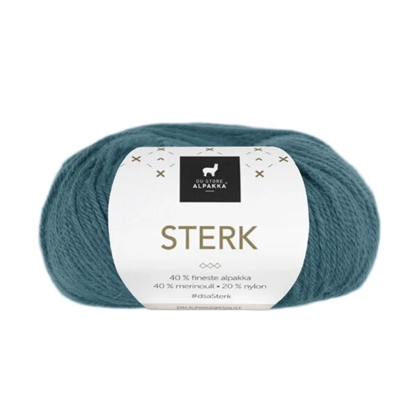 Du Store Alpakka STERK 857 Mørk søgrøn