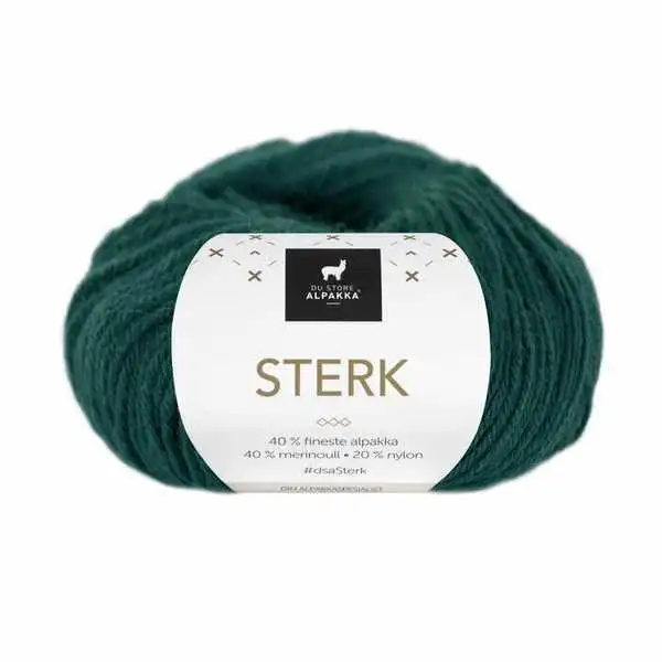 Du Store Alpakka STERK 906 Grangrøn