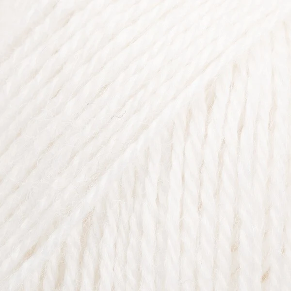 DROPS Alpaca 101 Hvid (Uni Colour)