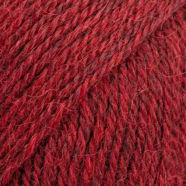 DROPS Alpaca 3650 Rødmeleret (Mix)