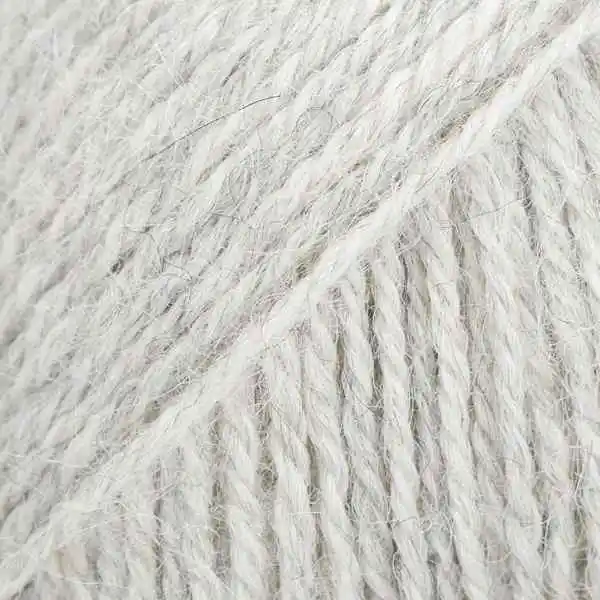 DROPS Alpaca 9020 Lys perlegrå (Mix)