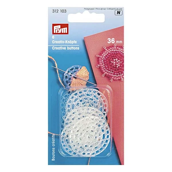 Prym Kreative Knapper 36 mm, 6 stk