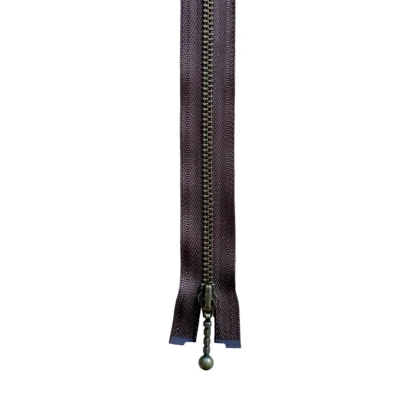 YKK Delbar Lynlås Antik Messing 4 mm 35 cm 570