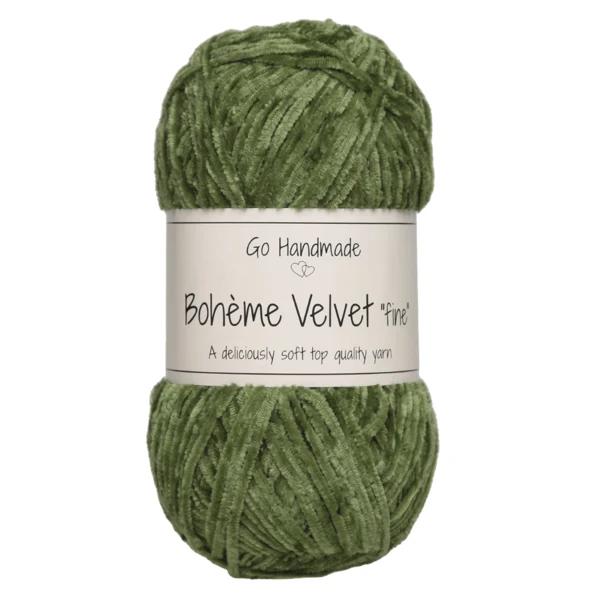 Go Handmade Bohème Velvet Fine 17617 Lime