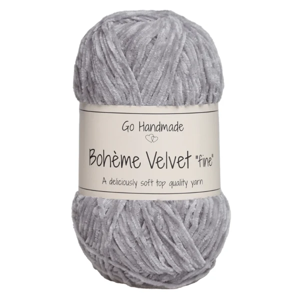 Go Handmade Bohème Velvet Fine 17604 Grå