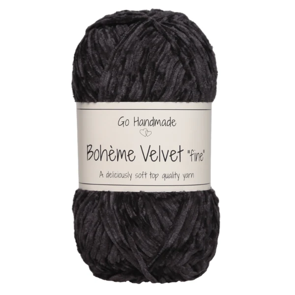 Go Handmade Bohème Velvet Fine 17607 Sort
